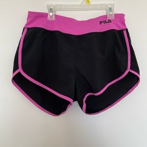 Pink Fila Running Shorts